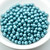 100 Beads - 4mm Druk Pastel Emerald Czech Glass Rounds