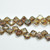 Silky Beads 6mm Table Cut Alexandrite Picasso, 20 Beads Czech Glass