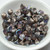 7x5mm Bell Flower Cup Crystal Copper Rainbow, 25 Beads Czech Glass