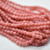 3mm Round Pink Coral, 100 Beads Czech Glass