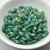 10 Grams - 4x7mm Long Magatama Matte Green AB Miyuki No. 146FR