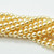 4mm Round Czech Glass Pearl Light Citron, 120 Beads