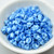 7x5mm Bell Flower Cup Pastel Turquoise, 25 Beads Czech Glass