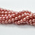 4mm Round Czech Glass Pearl Fuchsia, 120 Beads