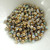 100 Beads - 4mm Druk Crystal Golden Rainbow Czech Glass Rounds