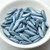 5x16mm Dagger, Chalk Baby Blue Luster, 25 Beads Czech Glass