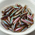 5x16mm Dagger 25 Beads Smoky Topaz Full Apricot Czech Glass Beads