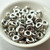 15 Beads - 10mm Ring, Crystal Full Labrador, Czech Glass