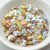 30 Beads - Rose Petal 8x7mm - Crystal Lemon Rainbow - Czech Glass