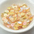 30 Beads - Rose Petal 8x7mm - Crystal Yellow Rainbow - Czech Glass