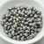 50 Beads - 4x6mm Teardrop Chalk Blue Luster - Czech Glass