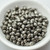 50 Beads - 4x6mm Teardrop Chalk Antique Chrome - Czech Glass
