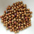 100 Beads - 4mm Druk Rounds Matte Metallic Mix Czech Glass