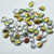 5x7mm Pip Crystal Vitrail Czech Glass, 25 Beads
