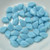 5x7mm Pip Opaque Blue Turquoise Czech Glass, 25 Beads