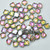 Ginko 7.5mm x 7.5mm 2-hole Backlit Utopia, 35 Beads Czech Glass