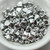 Ginko 7.5mm x 7.5mm 2-hole Full Labrador, 35 Beads Czech Glass