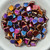 Ginko 7.5mm x 7.5mm 2-hole Crystal Full Sliperit, 35 Beads Czech Glass