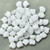 Ginko 7.5mm x 7.5mm 2-hole Chalk White, 35 Beads