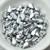 Paisley Duo Two Hole Matte Aluminum Silver, 30 Beads Czech Glass
