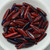 5x16mm Dagger Two Color Sapphire and Red, 25 Beads Czech Glass Beads