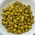 4x6mm Bell Flower Lemon Picasso, 30 Beads Czech Glass