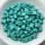 Wibeduo® 8x8mm 2-hole Ionic Turquoise Brown, 25 Beads Czech Glass