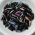 3x11mm Dagger Jet Rainbow, 25 Beads, Czech Glass
