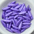 5x16mm Dagger Marbled Purple Wash, 25 Beads Czech Glass