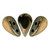 30 Beads - 5x8mm Amos® par Puca® Two Hole Drop Shape Dark Gold Bronze Czech Glass