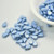 5x8mm Amos® par Puca® Two Hole Drop Shape (30 Beads) Metallic Light Blue - Czech Glass