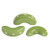 25 Beads - Arcos® par Puca® Paris - Opaque Pistachio - Czech Glass