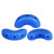 25 Beads - Arcos® par Puca® Paris - Opaque Sapphire - Czech Glass