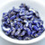 25 Beads - Arcos® par Puca® Paris Opaque Dark Sapphire Splash - Czech Glass