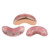 25 Beads - Arcos® par Puca® Paris Ros Opal Capri Gold - Czech Glass