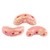 25 Beads - Arcos® par Puca® Paris Opaque Rose Splash - Czech Glass