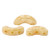 25 Beads - Arcos® par Puca® Paris - Opaque Beige Splash - Czech Glass