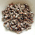 25 Beads - Arcos® par Puca® Paris - Opaque Dark Grey Tweedy - Czech Glass