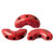 25 Beads - Arcos® par Puca® Paris Opaque Light Coral Bronze - Czech Glass