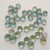 Baroque Cabochon (20 beads) 7mm 2-Hole Backlit Uranium