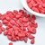 5x8mm Amos® par Puca® Two Hole Drop Shape (30 Beads) Opaque Coral Red Matte - Czech Glass