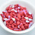 5x8mm Amos® par Puca® Two Hole Drop Shape (30 Beads) Opaque Coral Red Matte AB - Czech Glass