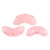 25 Beads - Arcos® par Puca® Paris Rose Opal - Czech Glass