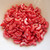 25 Beads - Arcos® par Puca® Paris - Opaque Coral Red Luster - Czech Glass