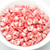 25 Beads - 7x5mm Bell Flower Cup Pastel Light Coral Czech Glass