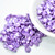 25 Beads - 7x5mm Bell Flower Cup Pastel Lilac Czech Glass