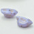 11x22 mm Bird - 2 Beads - Thistle Metallic Beige Wash - Czech Glass