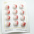 12 Pieces - 14 mm Button Apple - Carded Czech Glass, Vintage