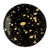 Cabochon Par Puca® 18mm - Jet Splash - (1 Piece) Czech Glass Cab