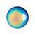 Cabochon Par Puca® 18mm - Jet AB - (1 Piece) Czech Glass Cab